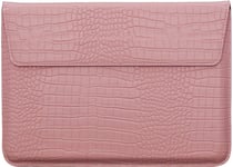 Trolsk Croco Leather Sleeve (Macbook Pro 15/16) - Rosa