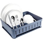 Vilde Dish Drainer Grey Loft Style 39.8 x 31 x 12 cm, gray, 39,8 x 31 x 12 cm