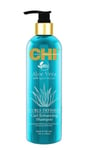 Kiharoita korostava shampoo CHI Aloe Vera aloe ja agavi nektarilla, 739 ml