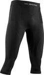 X-Bionic Energy Accumulator 4.0 Pantalon de Compression 3/4 Collant de Sport Homme, Black/Black, FR : S (Taille Fabricant : S)