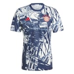 adidas Bayern München Tränings T-Shirt Pre Match - Navy/Vit adult IQ0614