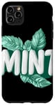 iPhone 11 Pro Max Charming Mint Graphics for a Fresh Look Case