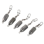 (10g)5pcs/bag For Bullet Shaped Fishing Sinkers Fishing Accessories Tackle PA