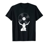 Hercules Vinyl | DJ Musician | Deejay Vinyl Record T-Shirt