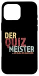 Coque pour iPhone 16 Pro Max Quiz Master Pub Quiz humoristique en allemand