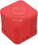 talius Cube - Enceinte Bluetooth 3.0, Carte SD, entrée AUX, FM, Mains Libres, Noir