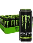 24 stk Monster Energy Original Zero Sugar 500 ml - Sukkerfri Energidrikk (UK Import) - Helt Brett