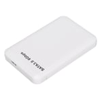 Ulkoinen kiintolevykotelo 2,5 tuuman USB3.0 SATA3.0 Plug and Play -kiintolevykotelon tuki 3 Tt:n kapasiteetilla LED-ilmaisimella Windows White -käyttöjärjestelmälle