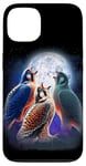 iPhone 13 3 Falcon Howling At The Moon Funny Hawk Bird Lover Birder Case