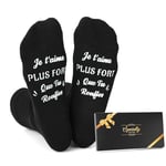 Sunia Cadeau Fete des Peres,Chaussette Homme Humour,Chaussettes Antidérapantes pour hommes,Idee Cadeau Fête des Pères Anniversaire,Cadeau Rigolo Humoristique,Cadeau Papa Grand Pere Son Mari Ado Garçon