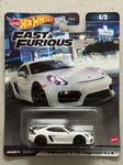 2021 Hot Wheels Premium Fast and Furious PORSCHE 718 CAYMAN GT4 Real Riders