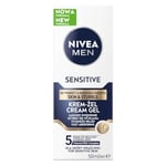 NIVEA MEN Crème Sensitive Gel Visage et Poils du Visage 3 Jours 50 ml