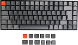 Keychron K2 Wireless Bluetooth/USB Wired Gaming Mechanical Keyboard, Compact 84