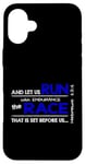 iPhone 16 Plus Hebrews 12:1 - RUN with endurance the RACE Bible Inspired Case