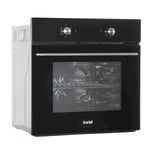 Baridi 60cm Built-In Five Function Fan Assisted Oven 55L Capacity Black DH124