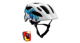 Casque de velo pour enfants de 6 a 12 ans   graffiti bleu   certifie en1078