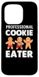 Coque pour iPhone 15 Pro Professional Cookie Eater Biscuits de pain d'épice