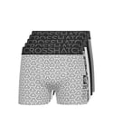 CrossHatch Lot de 5 boxers pour homme - Multicolores - Cadeau pour amis, petit ami ou mari. Les boxers sont disponibles dans les tailles S, M, L, XL, XXL, Buzzard-grey Marl, S