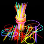 100pcs 7 Color Glow Sticks Light Shinning Fluorescence Li One Size