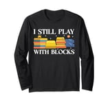 Quilting Knitting Crochet Sewing Machine Fabric Crafting Long Sleeve T-Shirt