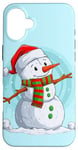 iPhone 16 Plus X-Mas Winter Christmas Snowman Case