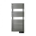 Radiateur sèche-serviettes électrique - 750 W - Série D - Gris foncé ROINTE