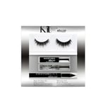 MISS COP - Kit silver eyes - 01 silver - faux cils - eyeliner argenté- mascara extra noir - crayon extra noir - tenue extrême - 6ml