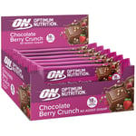 12 X Optimum Nutrition Chocolate Protein Bar 55-59 G Mix-laatikko