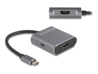 Delock - Video/Lyd-Splitter - 1 X Usb-C + 2 X Hdmi - Stasjonær