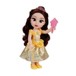 Disney Princess - Poupée 38cm Belle - Licence Officielle Disney - Collection Mon Amie Princesse - Robe Effets Argentés Et Brosse Incluse - Poupée à Collectionner - Adaptée Aux Enfants Dès 3 Ans