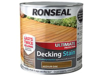 Ronseal Ultimate Protection Decking Stain Medium Oak 2.5 litre RSLUDSMO25L