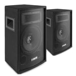 Pair 8" Inch Bedroom DJ PA Party Disco Passive Speakers 800W Max