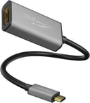 Adaptateur USB C sur HDMI ¿ 0,15 m ¿ (Jusqu¿à 4K / 60 Hz, USB C 3.1 und Thunderbolt 3, Convient pour MacBook Pro 2016/2017, MacBook 12¿, Chromebook Pixel et Autres appareils).[G878]