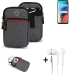 Belt bag + headphones for Lenovo K13 Phone case