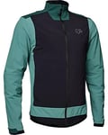 Fox Racing Defend Fire Alpha Jacket - Veste hors route légère et résistante à l'eau pour toutes les conditions météo - Confort ultime,Vert,M