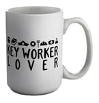 KeyWorker Lover White 15oz Large Mug Cup