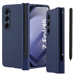 AICase Coque Galaxy Z Fold 5 Protection d'écran intégrée d'origine avec Porte-Stylo S 360 Coque de Protection intégrale pour Samsung Galaxy Z Fold 5 5G Coque 2023 Bleu