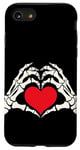 iPhone SE (2020) / 7 / 8 Funny Skeleton Hands Heart Valentines Day Bone Hand Heart Case