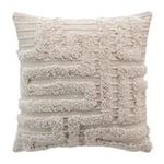 Housse de Coussin Tufté "Alixia" 40x40cm Beige