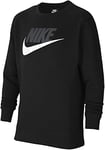 Nike Mixte enfant Club Hbr Crew Sweatshirts, Carbon Heather, 13 ans EU