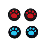 4 kpl Cat Paw Thumb Stick Grip Cap Cover PS3 / PS4 / PS5 / Xbox One / Xbox 360 -ohjaimen peliohjaimen ohjaussauvakotelon tarvikkeet