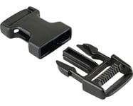 Plastspänne MAMUTEC 25mm svart 2-pack