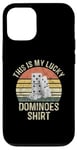 iPhone 12/12 Pro Dominoes Funny Board Game Lover Lucky Domino Player Vintage Case