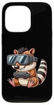 Coque pour iPhone 13 Pro Animal de joueur mignon avec des lunettes VR Cartoon