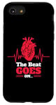 iPhone SE (2020) / 7 / 8 The Beat Goes On Wear Red Heart Disease Awareness Valentines Case