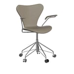 Fritz Hansen - 3217 Sjuan Essential Light Grey - Grå - Grå - Kontorsstolar