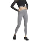 Nike W One TGHT Pantalon de Sport Femme, Dark Grey/HTR/(Black), FR : L (Taille Fabricant : L)