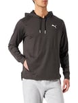 PUMA Sweat à Capuche Train Cloudspun Homme, Noir chiné, L