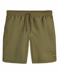 Lyle & Scott Lichen Green Plain Swim Short - Sh1204v - Z801