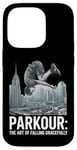 iPhone 14 Pro Parkour The Art of Falling Gracefully Freerunner Jump Lovers Case